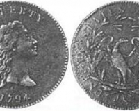 Silber-Dollar aus dem Jahr 1794