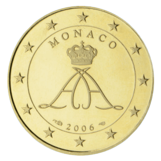 50 Cent Münze Monaco 2006 50 Cent Münze Monaco 2006 Ankäufer
